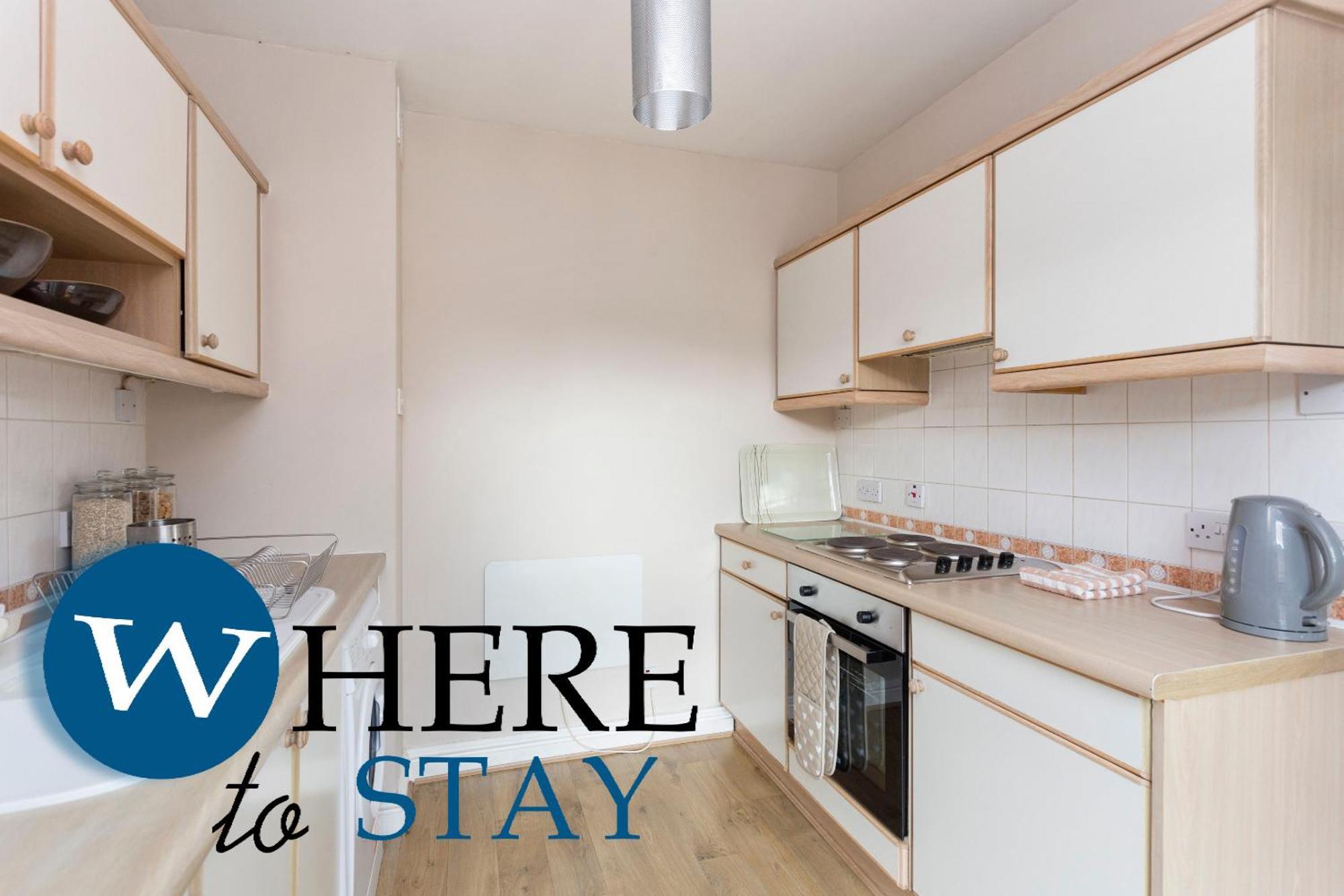 Bright 1 Bedroom Apartment-Private Parking Глазго Екстер'єр фото